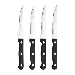 Farberware 5099688 Steak Knife Set, Stainless Steel Blade, Serrated Blade (Pack of 3)