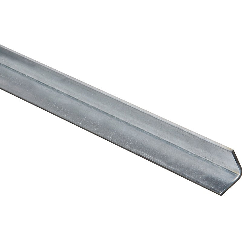 National Hardware 4010BC Series N179-937 Angle Stock, 1 in L Leg, 48 in L, 0.12 in Thick, Steel, Galvanized