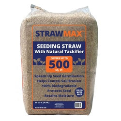 Strawmax 17688-0-0 Seeding Straw with Natural Tackifier, 22 lb Bag