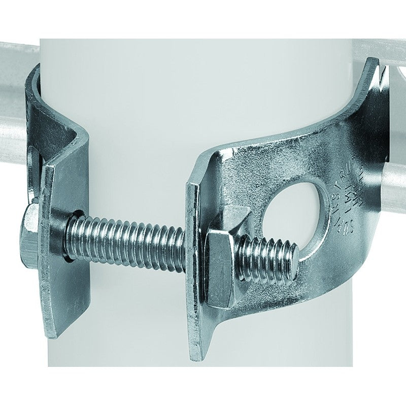 SuperStrut Z702 21/2EG-10 Pipe Clamp, Electro-Galvanized, Steel
