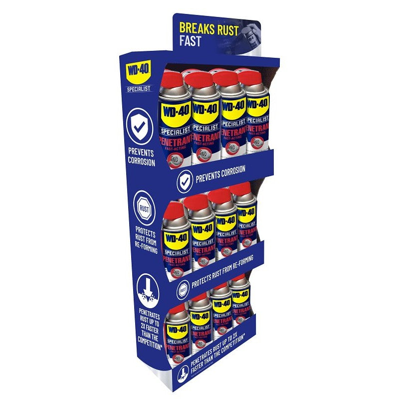 WD-40 300001 Fast-Acting Penetrant, 11 oz (Pack of 24)