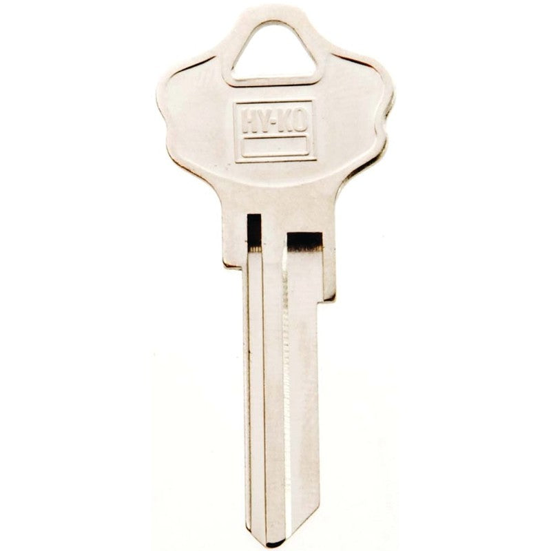 Hy-Ko 11010KW10 Key Blank, Brass, Nickel, For: Kwikset Cabinet, House Locks and Padlocks, KW10 Key Number (Pack of 10)
