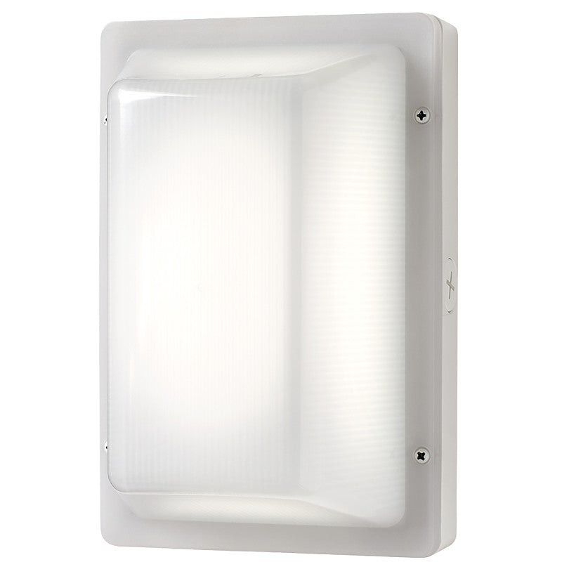 ETI MB Series 504091120 Rectangular Marine Bulkhead Light, 120/277 V, 10.8 W, LED Lamp, 141.5 to 180 deg Beam, White
