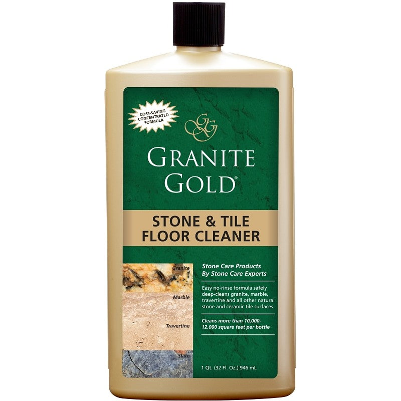 Granite Gold GG0035 Floor Cleaner, 32 oz, Bottle, Liquid, Fresh Citrus, Yellow (Pack of 6)