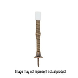 Economy Spring Door Stop 3 Inch Antique Brass (POS)