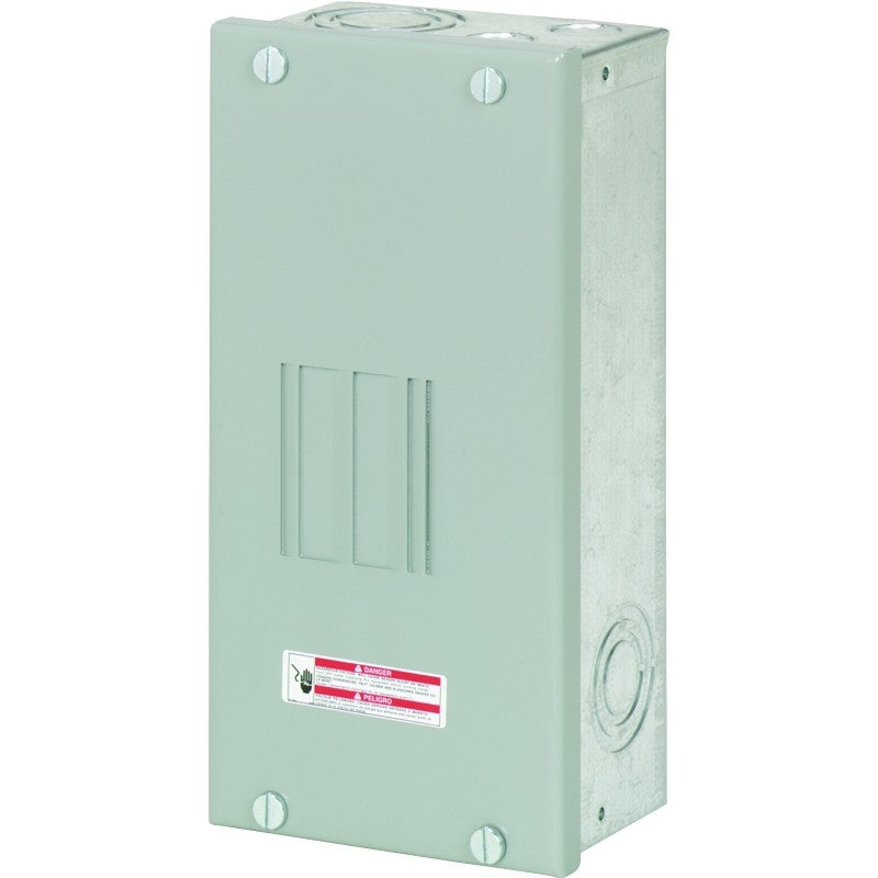 Cutler-Hammer BR BR24L70FP Load Center, 70 A, 2 -Space, 4 -Circuit, Main Lug, NEMA 1 Enclosure, Flush Mounting
