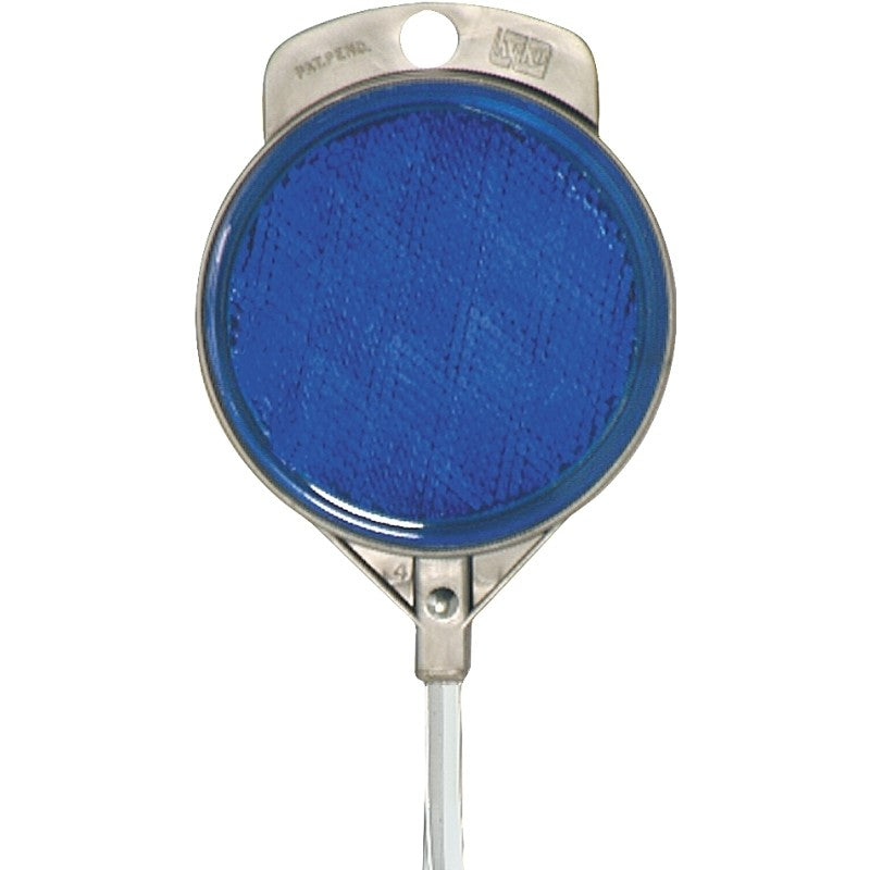 Hy-Ko DM100B48 Driveway Marker, Rod Mounting, Blue Reflector, Aluminum Post (Pack of 24)