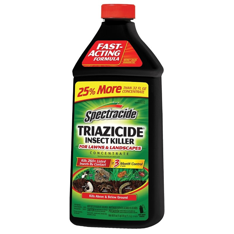 Spectracide HG-55829 Insect Killer, Liquid, Spray Application, Landscape, Lawn, 32 fl-oz