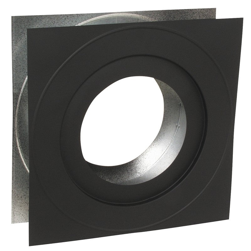 AmeriVent 6HS-WTP Chimney Thimble, For: Tee Branch and Chimney Section, Galvanized Steel, Galvanized