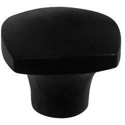 Laurey Aventura Series 74420 Cabinet Knob, 0.9 in Projection, Zinc, Matte Black