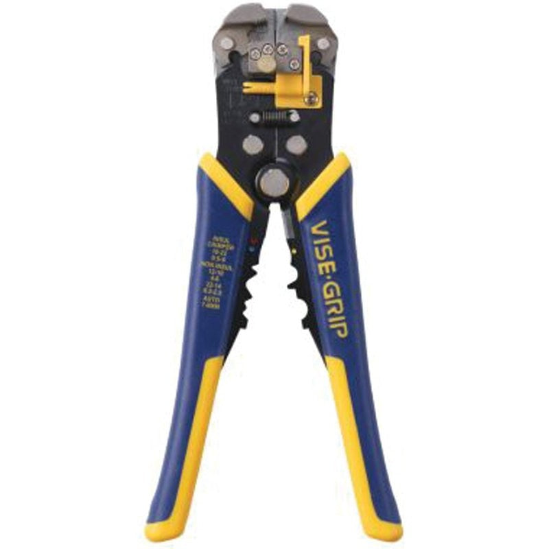 Irwin 2078300 Wire Stripper, 24 to 10 AWG Wire, 24 to 10 AWG Stripping, 10 to 22 AWG Cutting Capacity, 8 in OAL
