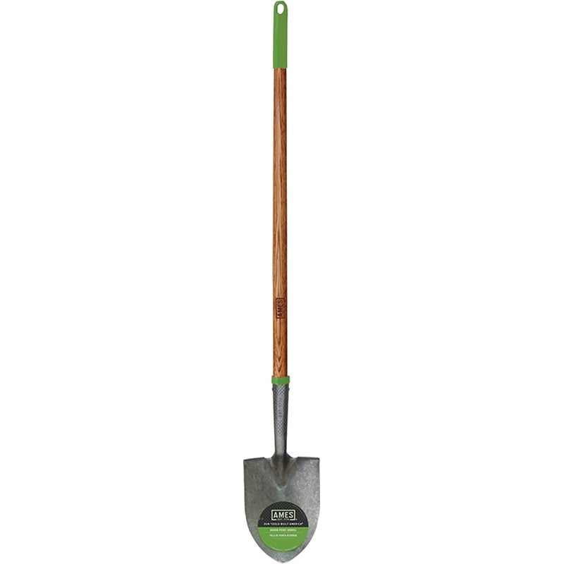 Ames 2916100 Floral Shovel, 6 in W Blade, Steel Blade, Hardwood Handle, Long Handle, 43 in L Handle