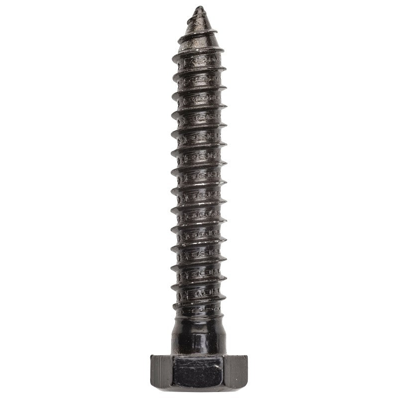 National Hardware V1863 Series N179-155 Lag Bolt, 1/2 in Thread, Steel, Powder-Coated