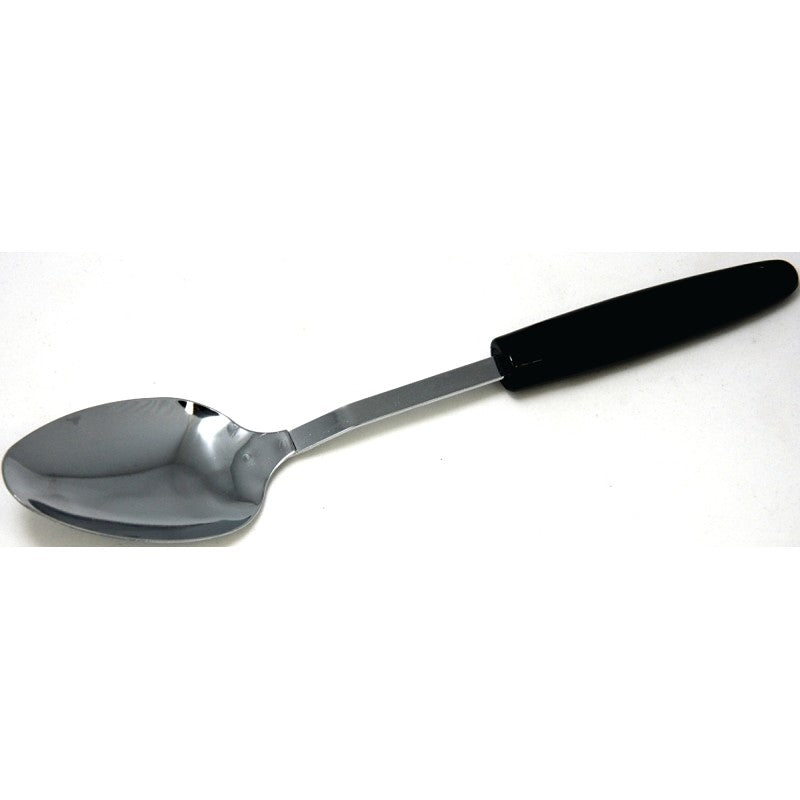 Chef Craft 12930 Basting Spoon, 12 in OAL, Stainless Steel, Black, Chrome