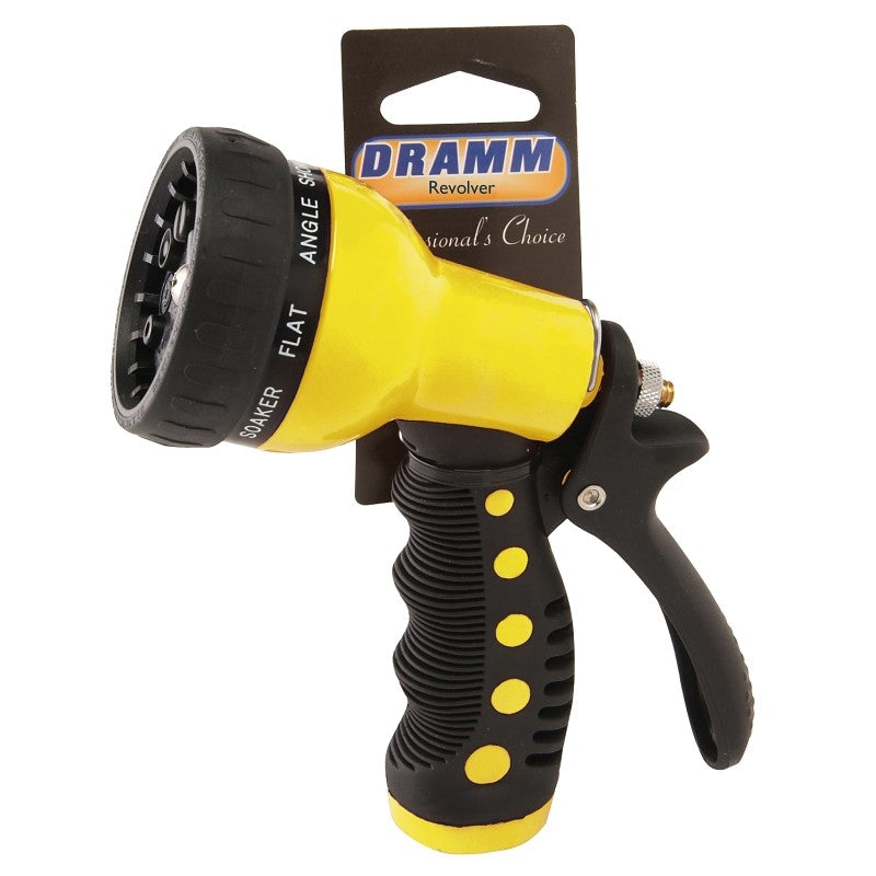 Dramm DR-22703 Revolver Aqua Gun, Nylon/Zinc, Yellow