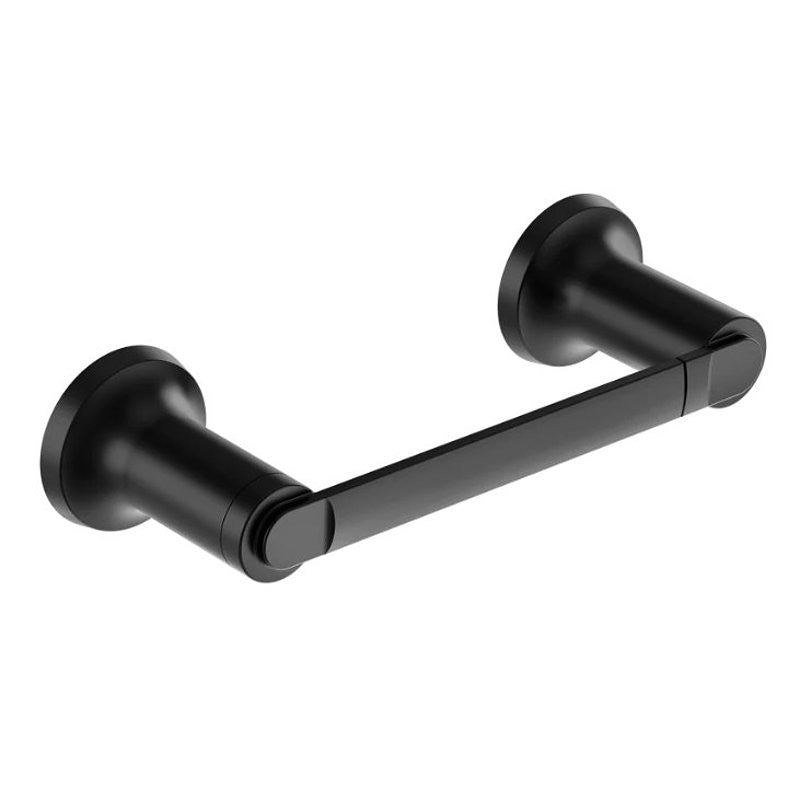 Moen Zyla Series Y1608BL Pivoting Paper Holder, Zinc, Matte Black, Wall