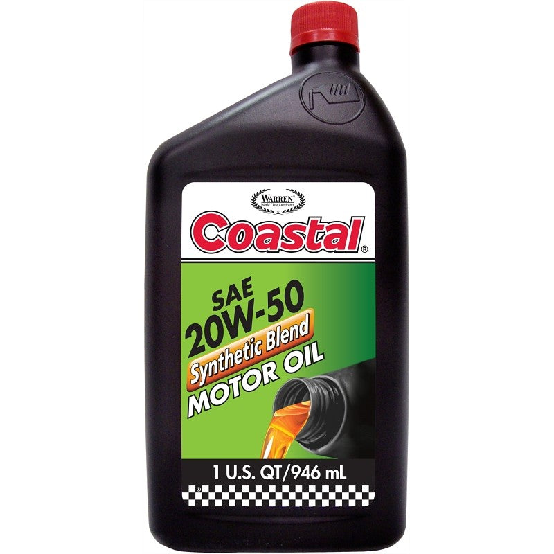 Coastal 10701 Motor Oil, 20W-50, 1 qt (Pack of 12)