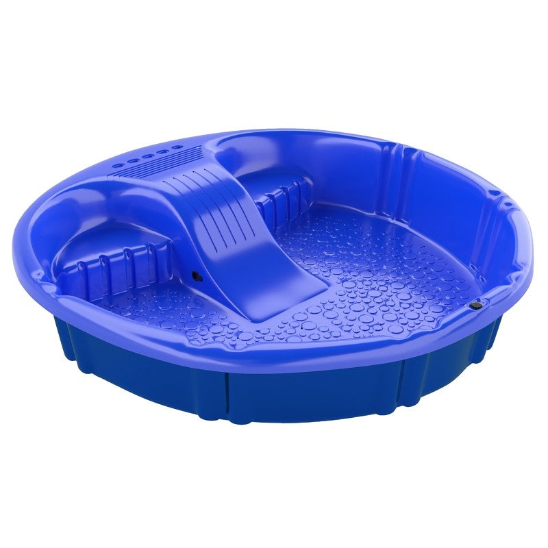 Gracious Living 1003-AZZBLU-12 Slide Pool, 60 in Dia, Polyethylene, Blue