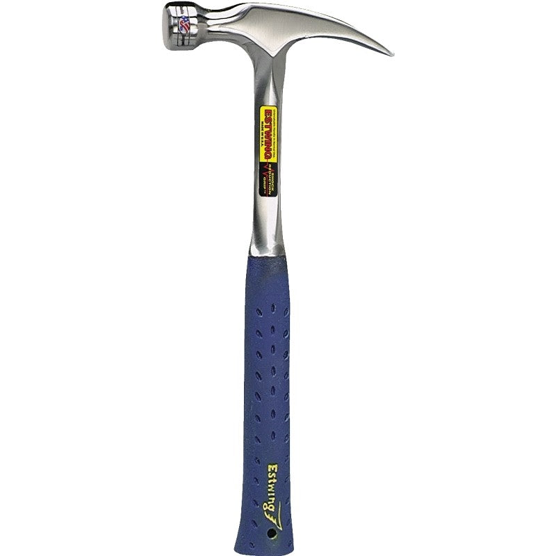 Estwing E3-12S Nail Hammer, 12 oz Head, Rip Claw, Smooth Head, Steel Head, 10-3/4 in OAL