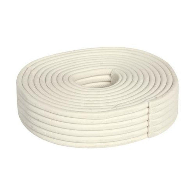 M-D 71505 Caulking Cord Weatherstrip, 1/8 in Thick, 30 ft L, Synthetic Fiber, White