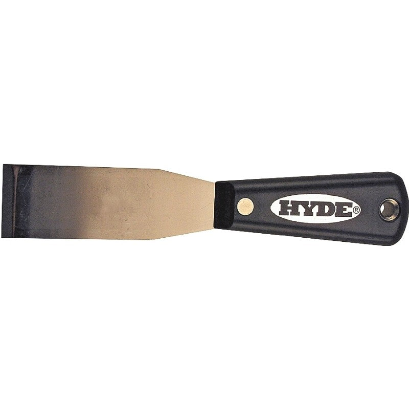 Hyde 2200 Putty Knife, 1-5/16 in W Blade, HCS Blade, Nylon Handle