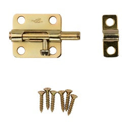 Barrel Bolt 2-1/2 Inch Brass Finish Steel (POS)