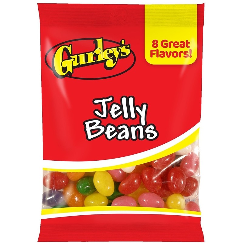 Gurley's 743789 Candy, Jelly Beans Flavor, 6 oz (Pack of 12)