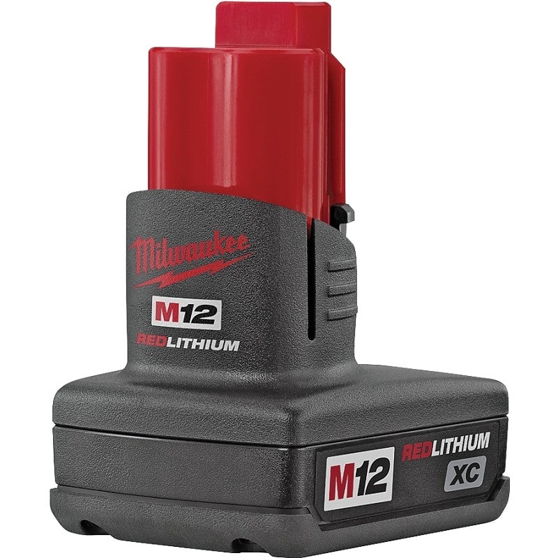 Milwaukee 48-11-2402 Rechargeable Battery Pack, 12 V Battery, 3 Ah, Includes: Sturdy Base