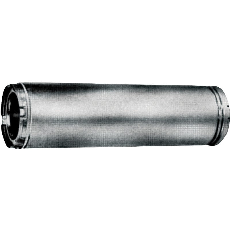 AmeriVent 6HS-24 Chimney Pipe, 9 in OD, 24 in L, Galvanized Stainless Steel