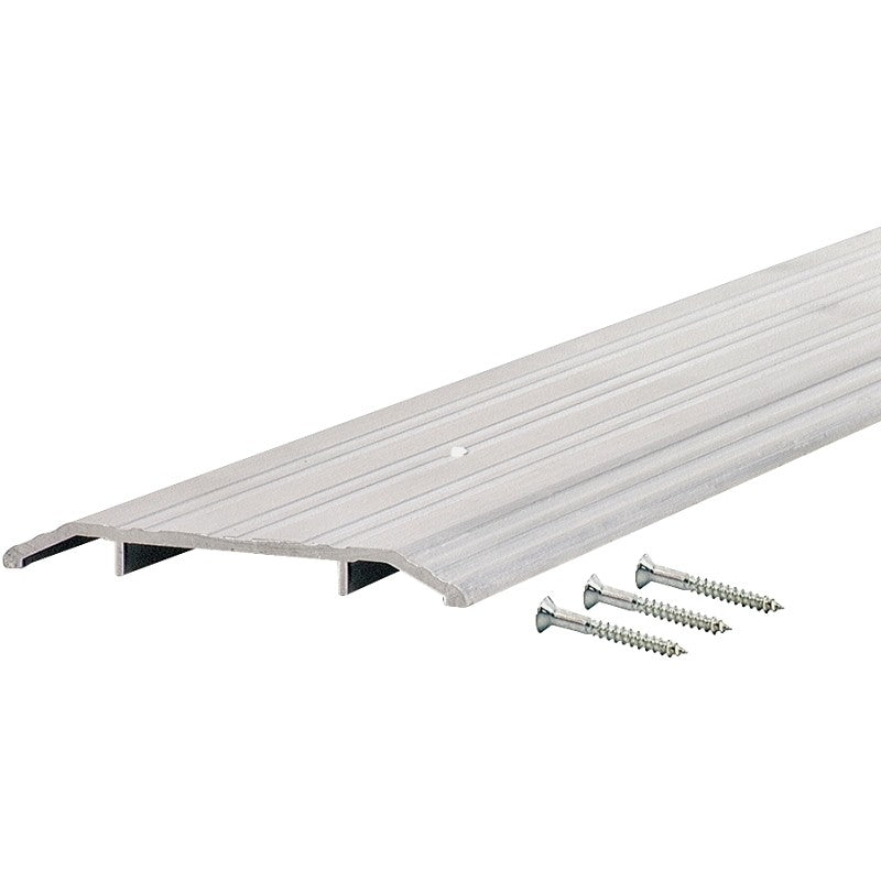 M-D TH015 68338 Saddle Threshold, 72 in L, 5 in W, Aluminum, Mill