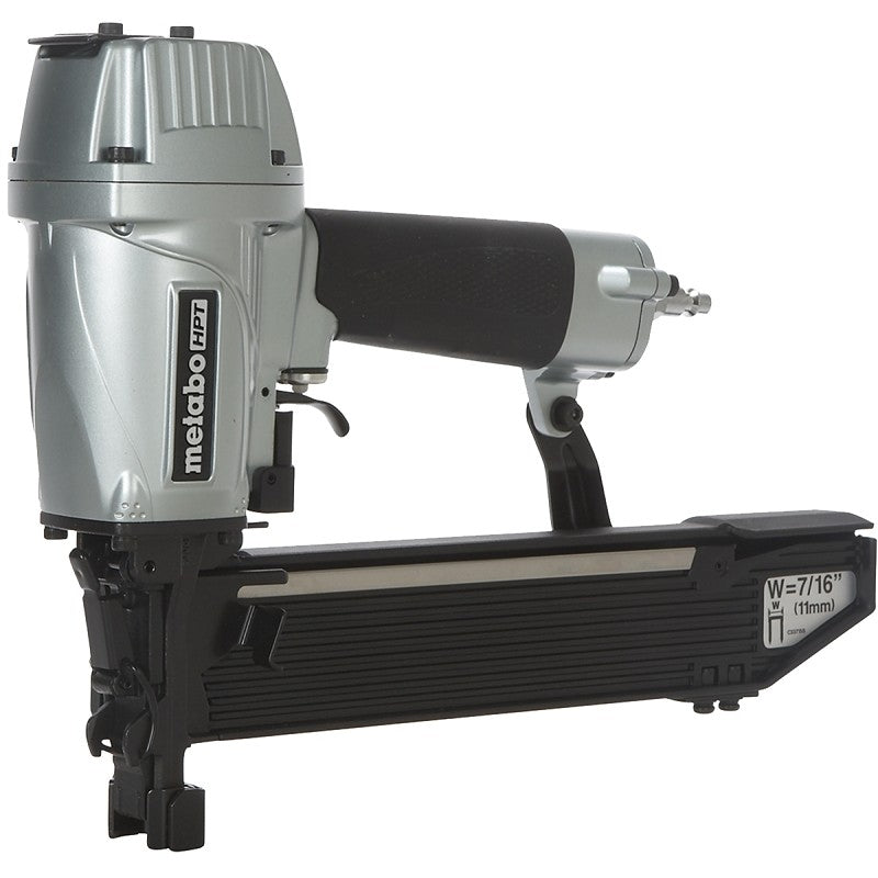 Metabo HPT N5008AC2M Stapler, 7/16 in W Crown, 1 to 2 in L Leg, Standard Crown Staple, 157 Magazine