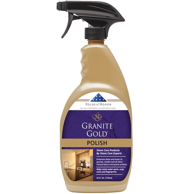 Granite Gold GG0033 Granite Polish, 24 oz, Liquid, Fresh Lemon, Milky White (Pack of 6)