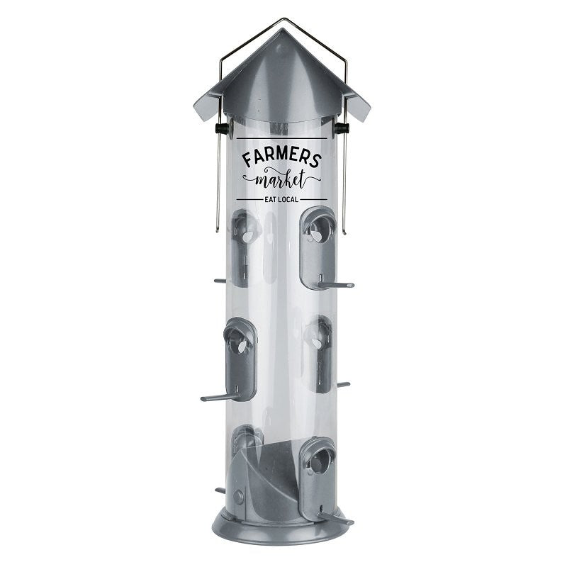 Nature's Way WWWMRS-DECO Tube Bird Feeder, 17 in H, Farmhouse, 2.8 qt