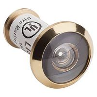 UL Fire Rated Door Viewer 180 Degree Wide Angle 5/8 Hole Polished Brass