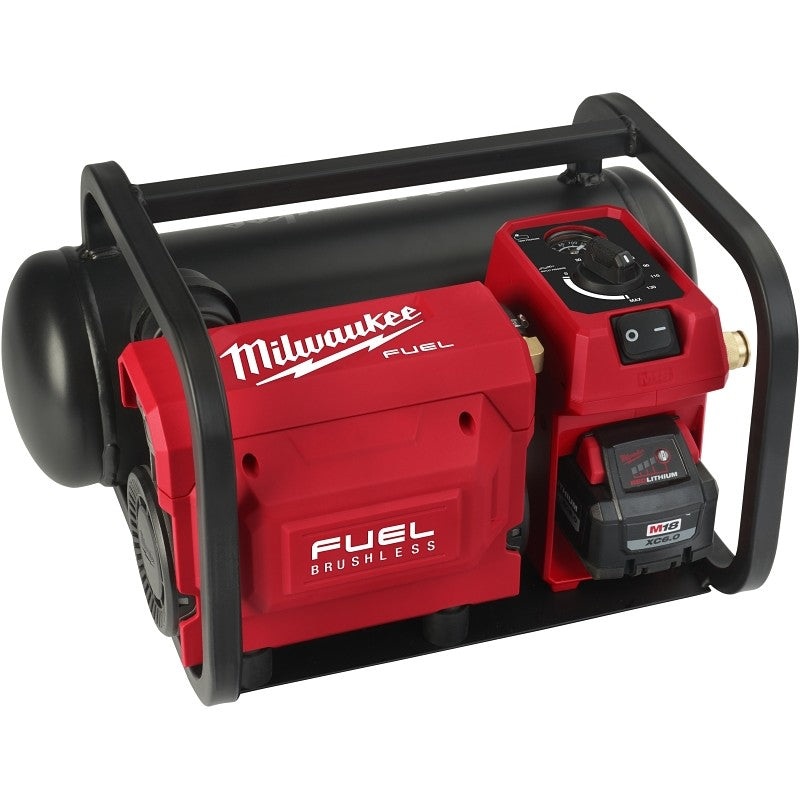 Milwaukee M18 FUEL 2840-20 Portable Air Compressor, Tool Only, 2 gal Tank, 18 V, 135 psi Pressure, 1.2 cfm Air