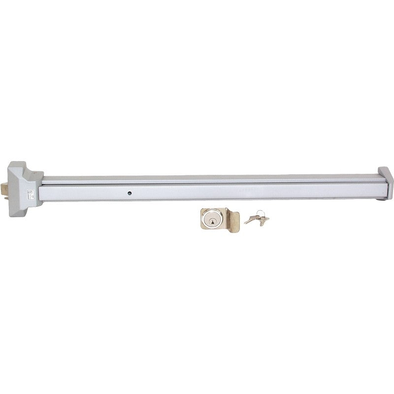 ProSource 8000-80NLS-AS Panic Bar, 32-1/2 in W, Stainless Steel/Steel/Zinc Alloy, Powder-Coated, 1-3/4 in Thick Door