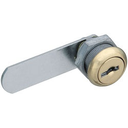 Drawer And Door Utility Lock Brass 1/4 Inch Thick Keyed Alike