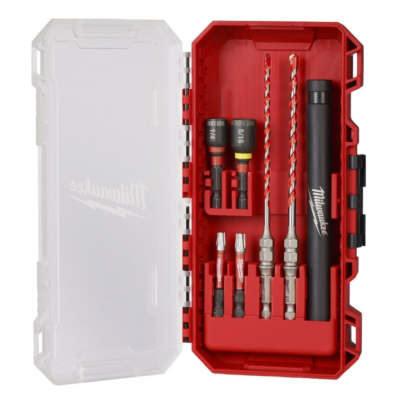 Milwaukee SHOCKWAVE Impact Duty 48-20-9097 Drill Bit Screw Install Kit, 7-Piece