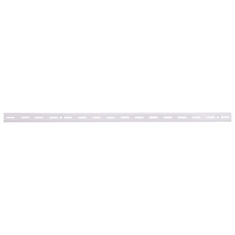 ProSource 25213PHL Shelf Standard, 2 mm Thick Material, 5/8 in W, 48 in H, Steel, White