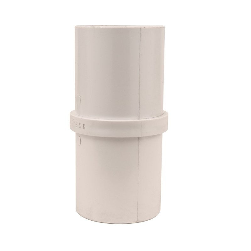 Water Source WSFC200 Flush Pipe Coupling, 2 in, Slip, PVC, SCH 40 Schedule