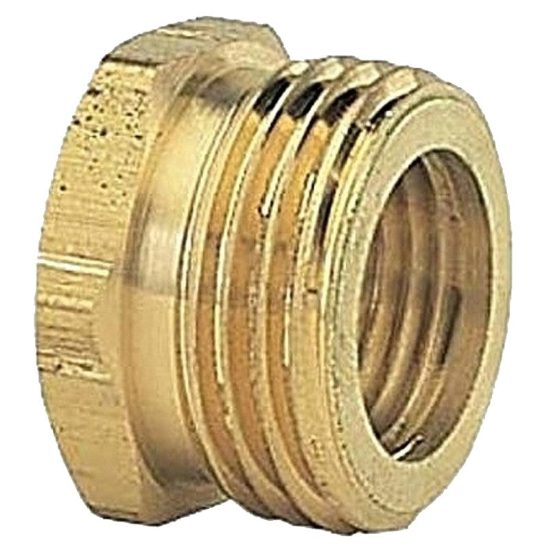 Gilmour 807054-1001 Hose Adapter, 3/4 x 1/2 in, MNH x FNPT, Brass, For: Garden Hose
