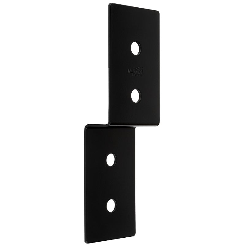 National Hardware N800-204 Stud-Plate Tie, 10 in L, 3 in W, Steel, Storm Shine Powder-Coated