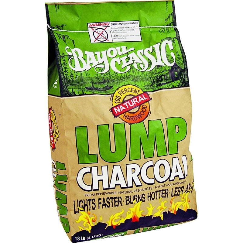 Bayou Classic 500-418 Lump Charcoal, 18 lb Bag