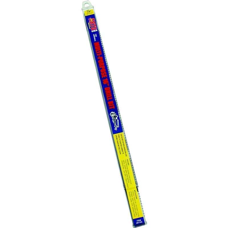 ARTU 01160 Jobber Drill Bit, 3/8 in Dia, 16 in OAL, Parabolic Flute, Straight Shank