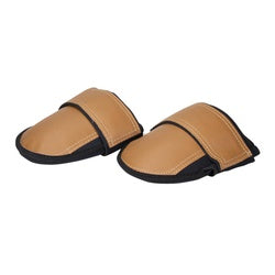 Marshalltown FFKP Knee Pad, L, Leather Cap, Rubber Pad, 1-Strap, Hook and Loop