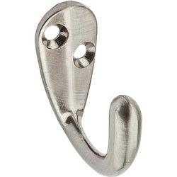 Single Robe Hook Satin Nickel (POS)