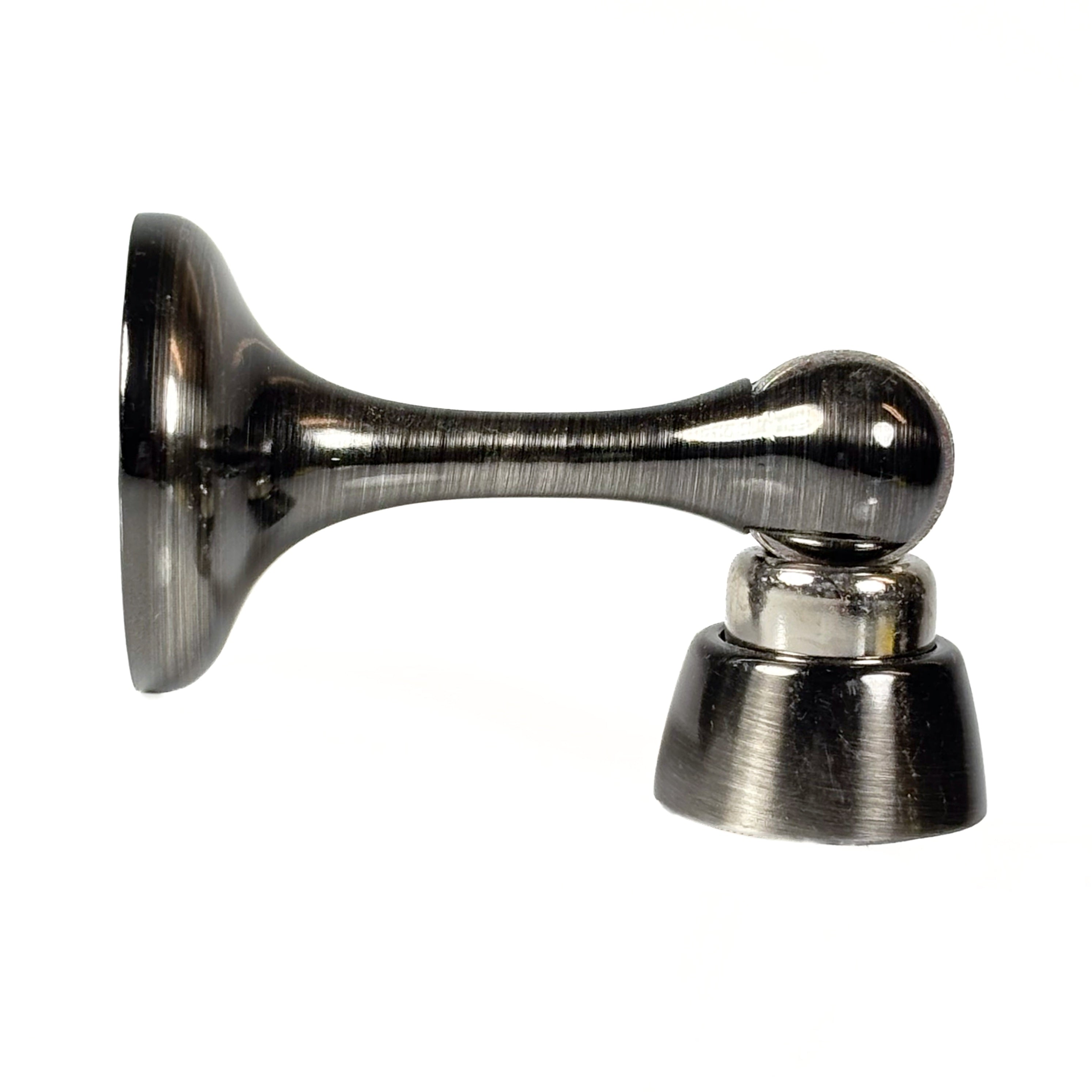Magnetic Door Stop Floor Or Wall Mount Antique Pewter (POS)