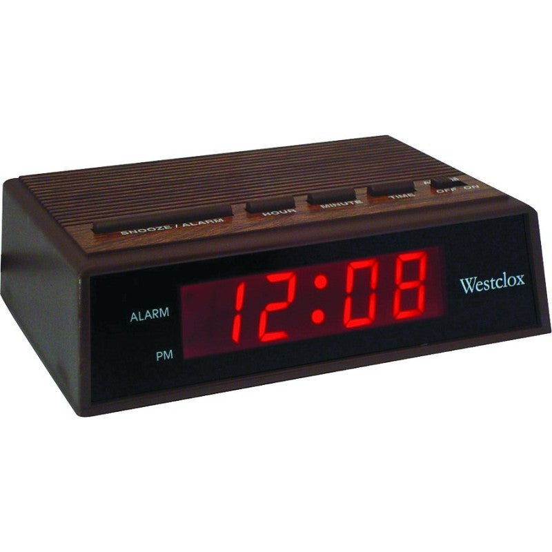 Westclox 22690 Alarm Clock, 0.6 in LED Display