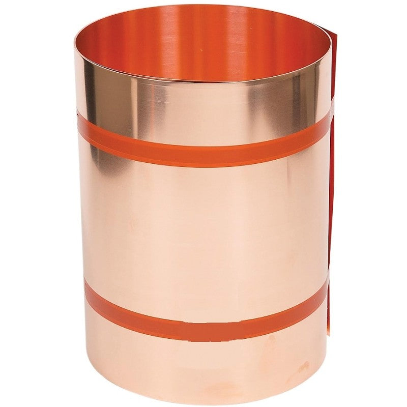 Amerimax 67514 Flashing Roll, 25 ft OAL, 14 in OAW, Copper