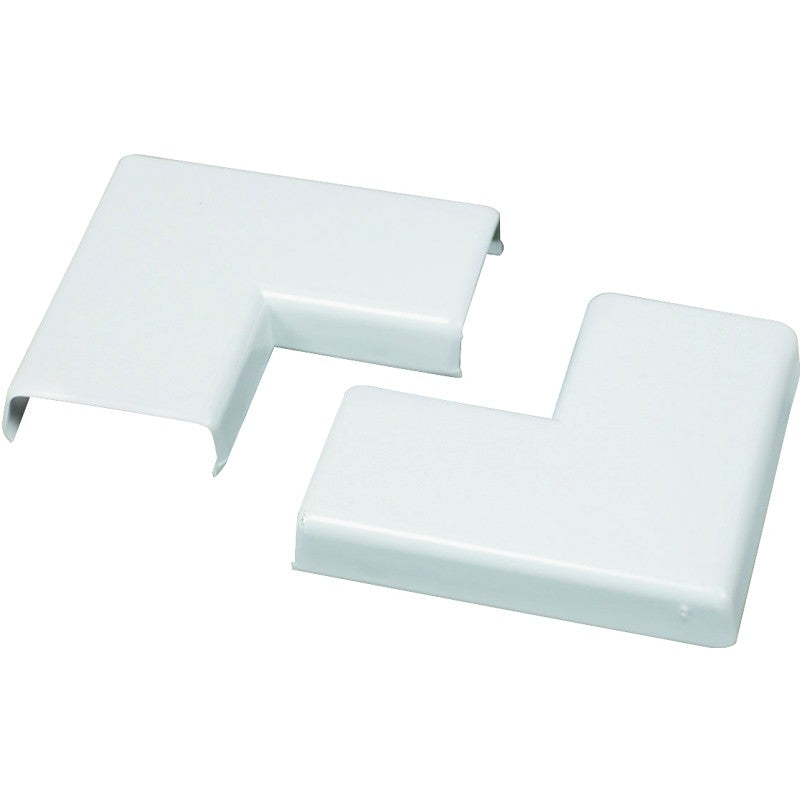 Wiremold NMW6 Raceway Flat Elbow, Plastic, White